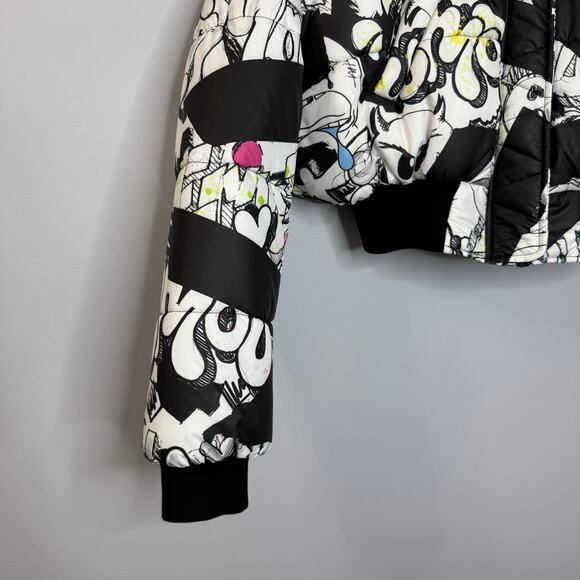 Asos The Emoji Movie Bomber Jacket Allover Printed Sz 8 New - Picture 5 of 15